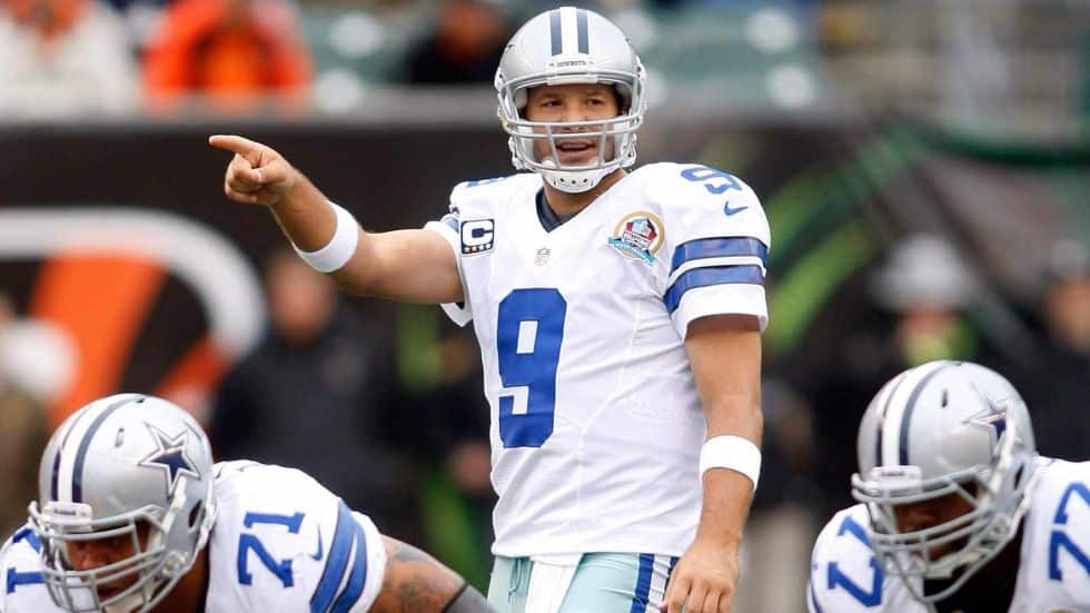  - Tony Romo, #9