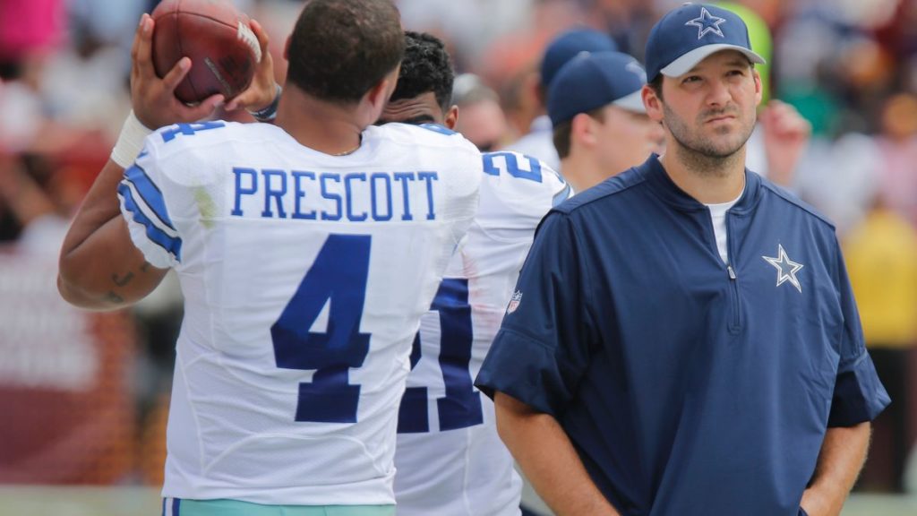 Dak Prescott, Tony Romo