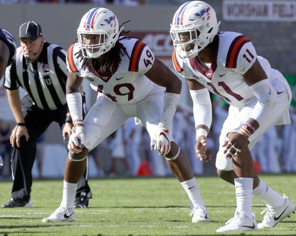 Virginia Tech LB Tremaine Edmunds 