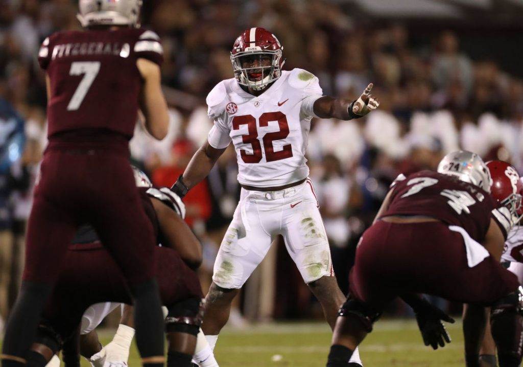 Alabama LB Rashaan Evans Joins Dallas Cowboys List of 30 Visits