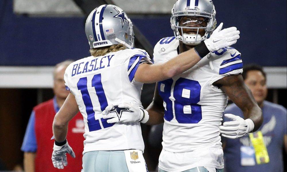 Dez Bryant and Cole Beasley