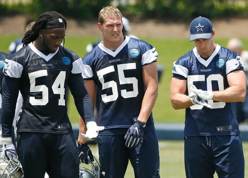 Sean Lee, Jaylon Smith, Leighton Vander Esch