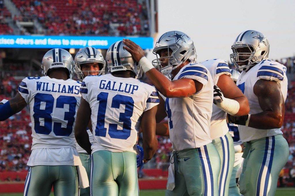 Dak Prescott, Michael Gallup, Terrance Williams