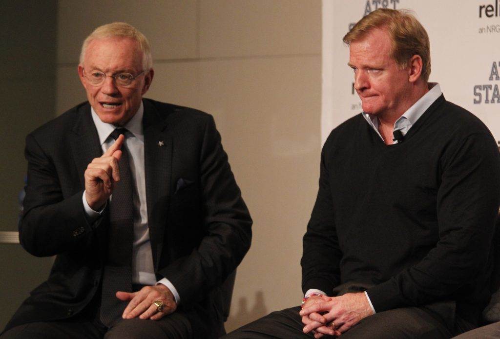 Jerry Jones, Roger Goodell