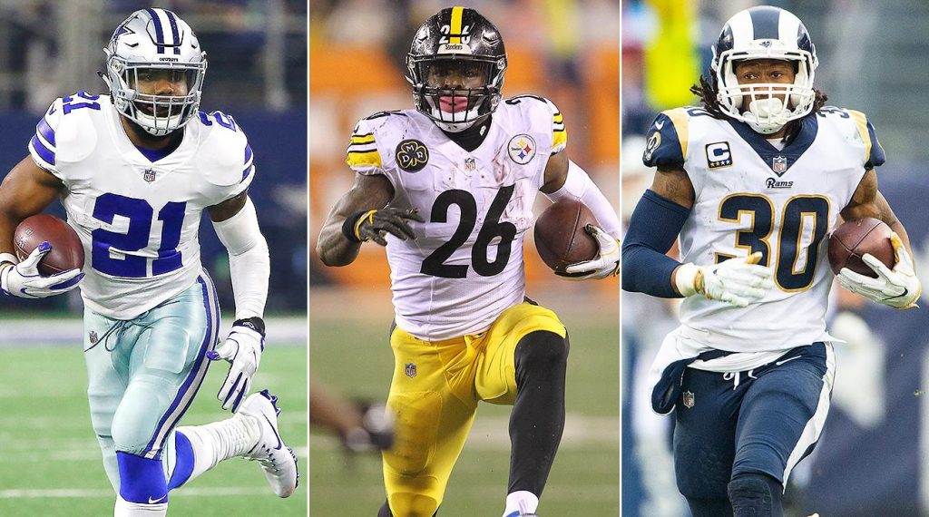 Ezekiel Elliott, Le'Veon Bell, Todd Gurley