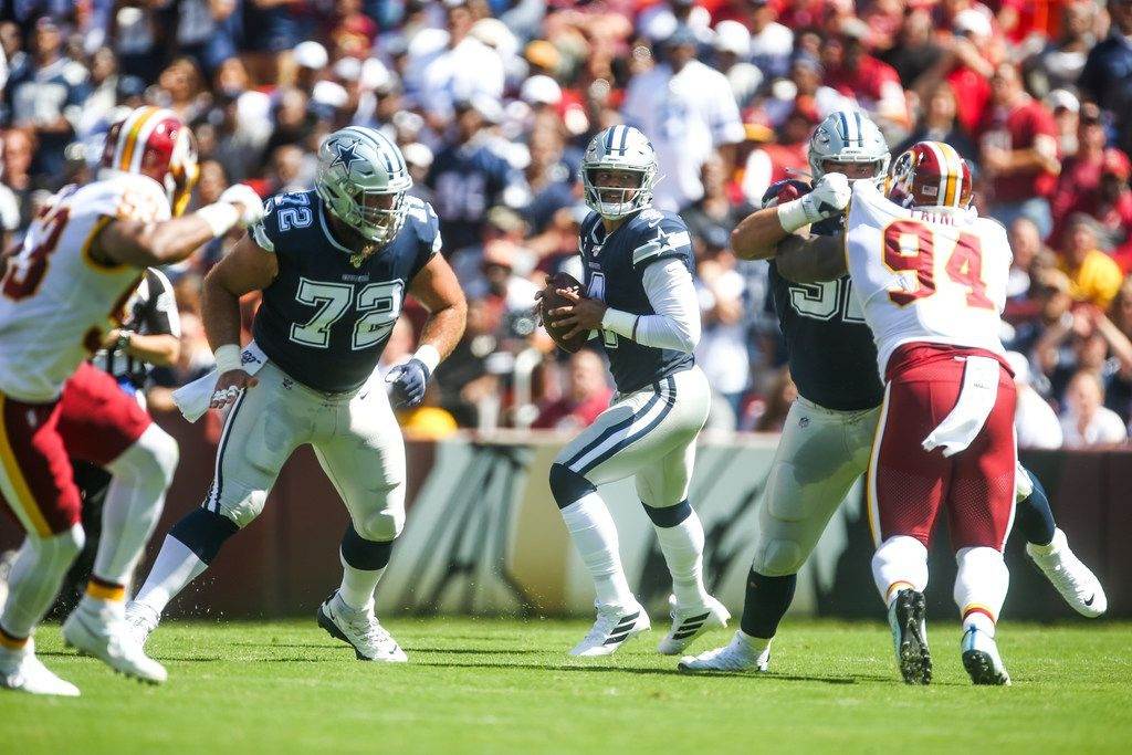 Dak Prescott, Connor Williams, Travis Frederick