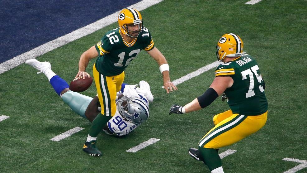 DeMarcus Lawrence, Aaron Rodgers, Bryan Bulaga