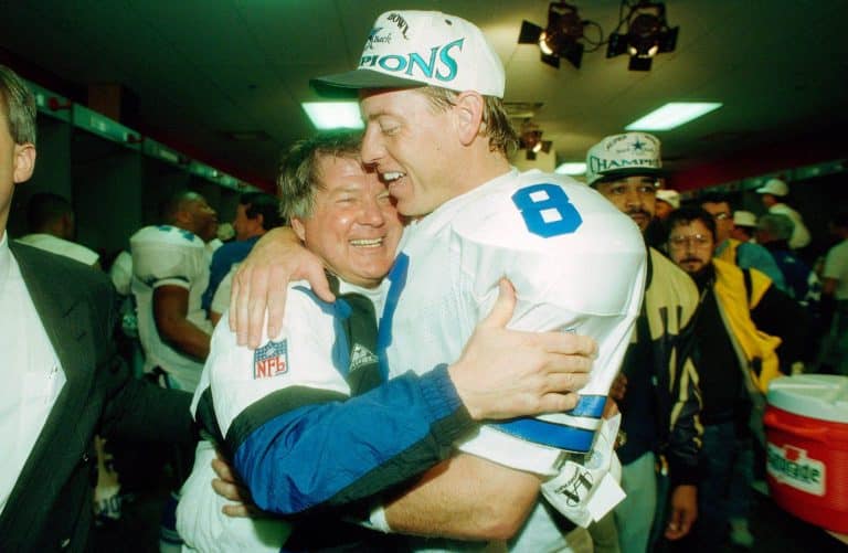 Jimmy Johnson, Troy Aikman