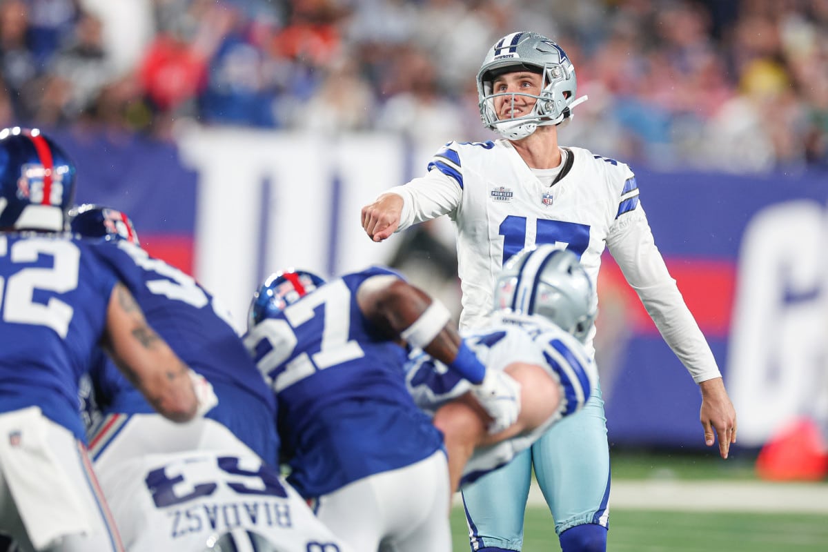 Brandon Aubrey makes history in first two games with Cowboys