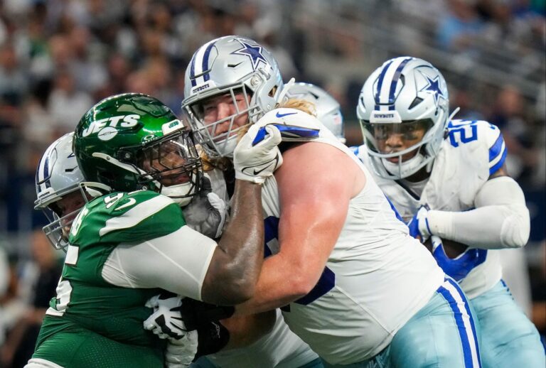 At least one 2023 Cowboys' backup will start on the offensive line in 2024 2