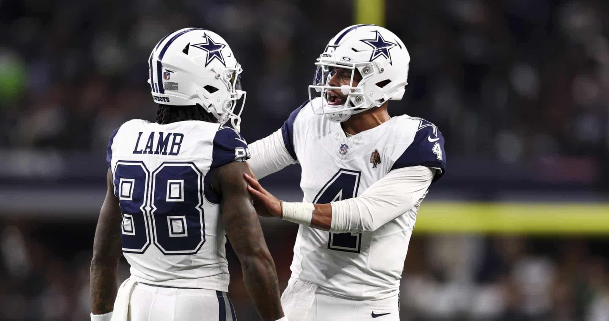 Cowboys QB Dak Prescott and WR CeeDee Lamb